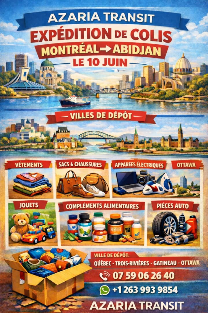 Départ Montréal